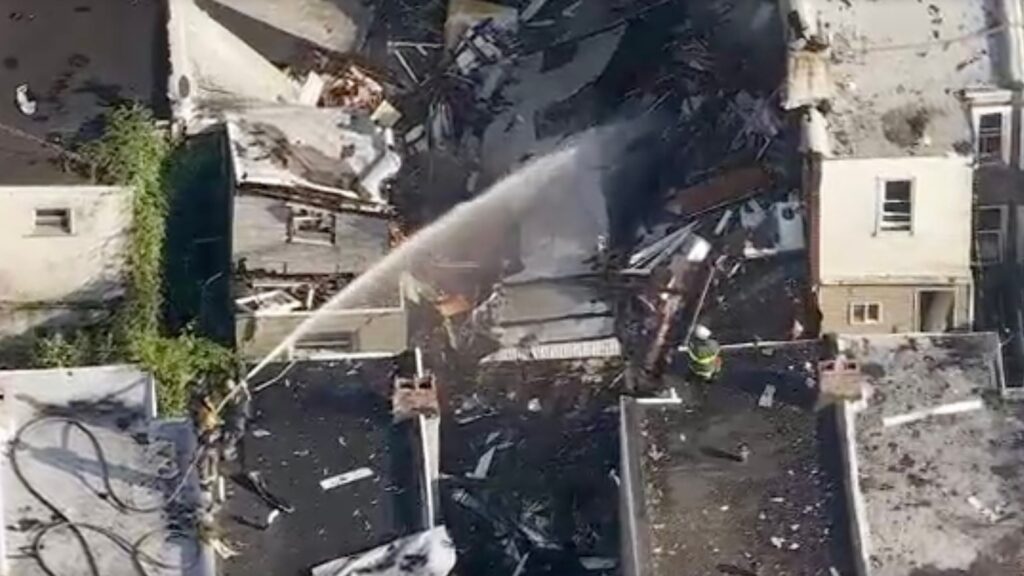 1 dead, 2 hurt in Philly fire and explosion that leveled or damaged multiple homes