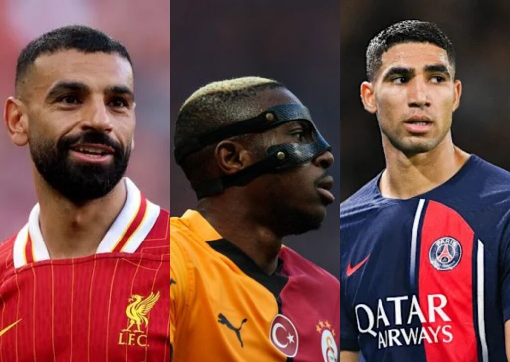 Salah, Osimhen, and Hakimi
