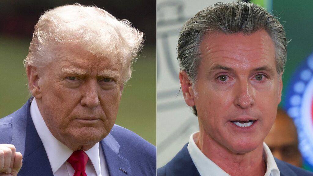 'Acts of a dictator': Newsom lashes out at Trump after arrest threat