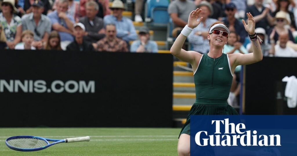 Australian teenager Maya Joint saves four match points to win Eastbourne title | Tennis