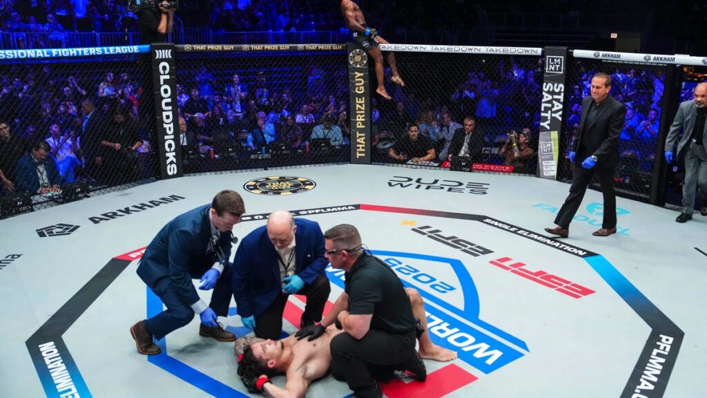 Biaggio Ali Walsh submitted in giant upset