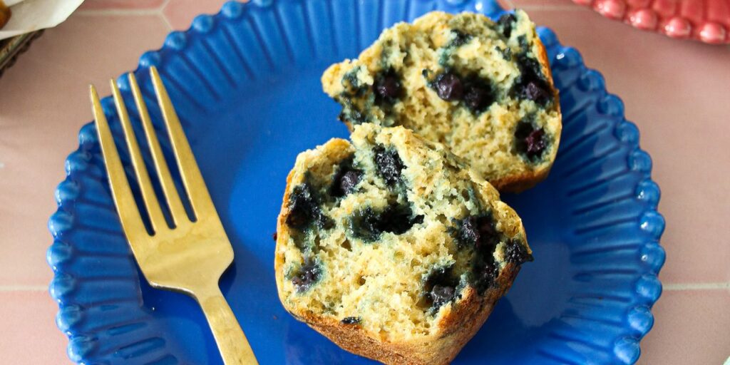 Blueberry Oatmeal Muffins Recipe | SELF