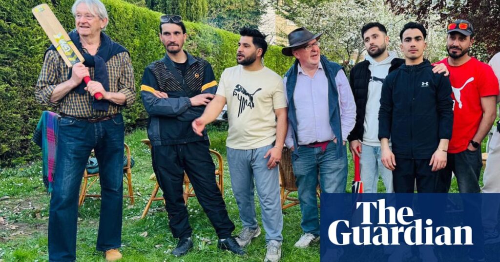 Chipboard and carpet: refugee cricket tournament brings a moment of happiness | Cricket