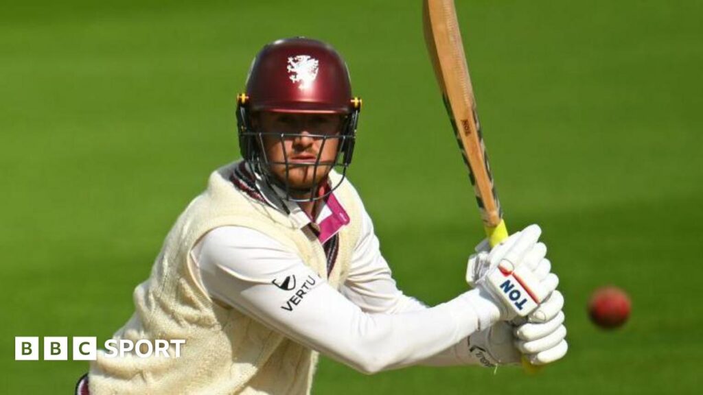 Tom Kohler-Cadmore batting for Somerset