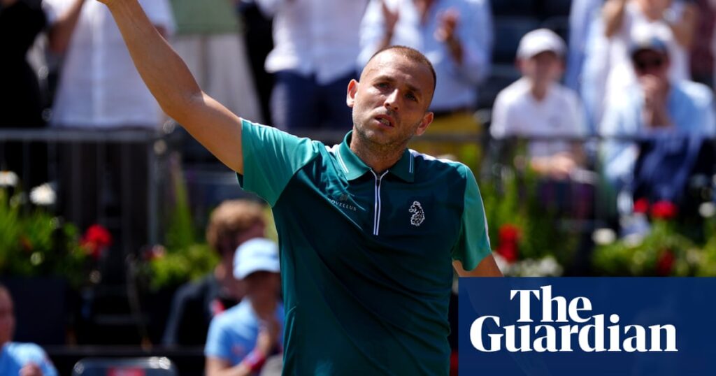 Dan Evans reproduces form of old to beat Frances Tiafoe at Queen’s Club | Tennis