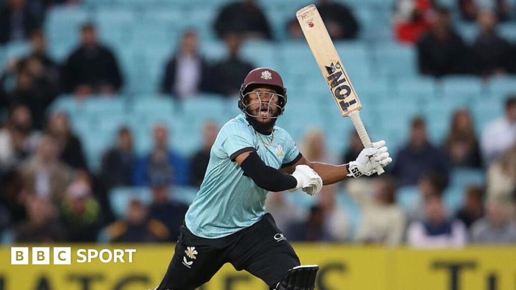 Chris Jordan batting for Surrey