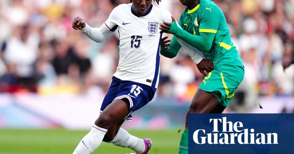 Eberechi Eze offers England’s brightest spark amid end-of-season gloom | England