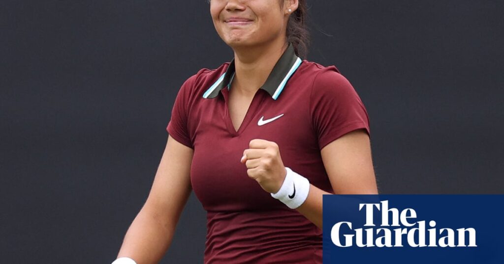 Emma Raducanu fights back tears after battling win over Ann Li at Eastbourne | Emma Raducanu