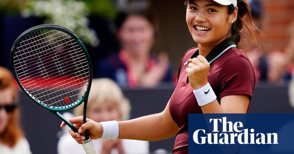 Emma Raducanu leapfrogs Katie Boulter to British No 1 after beating Sramkova at Queen’s | Emma Raducanu