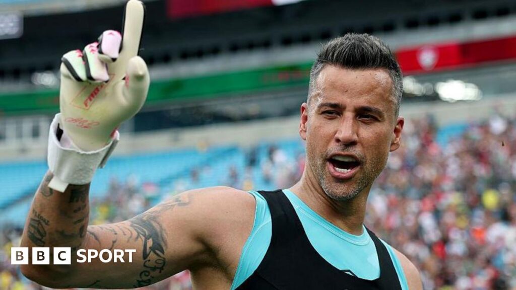 Fluminense goalkeeper Fabio