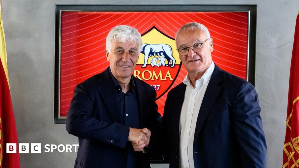 Gian Piero Gasperini and Claudio Ranieri
