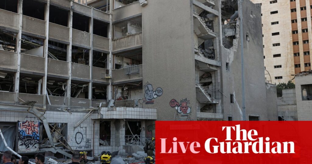 Israel-Iran war live: fresh attacks exchanged as Israel says it has set back Tehran’s nuclear program by ‘at least two or three years’ | Israel