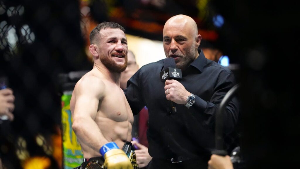 Joe Rogan on UFC champ Merab Dvalishvili: 'That guy is insane'