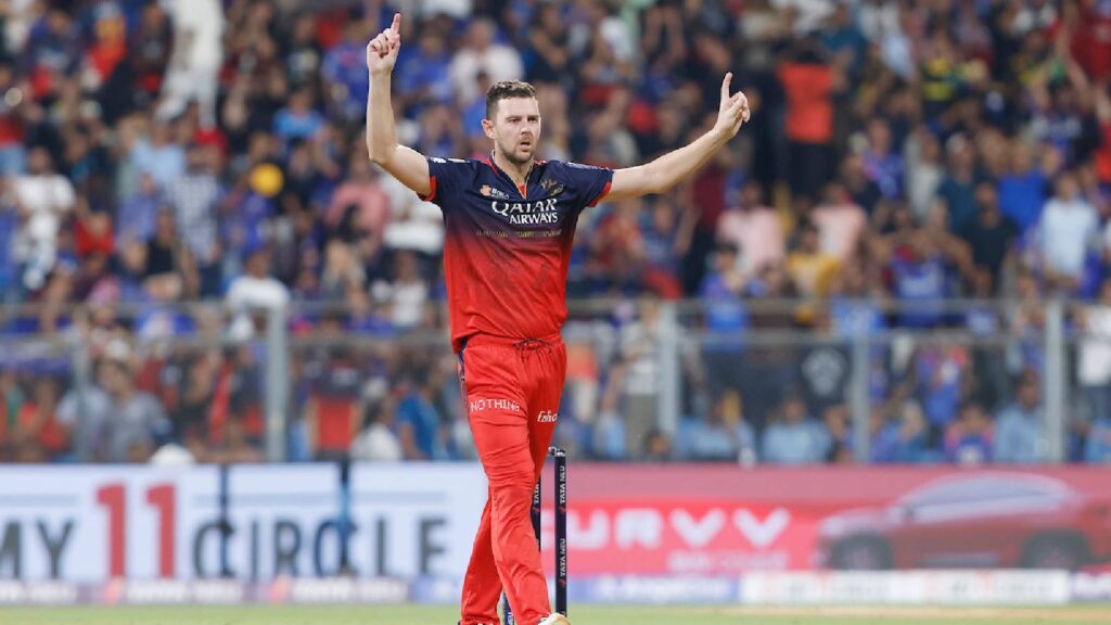 Josh Hazlewood records final