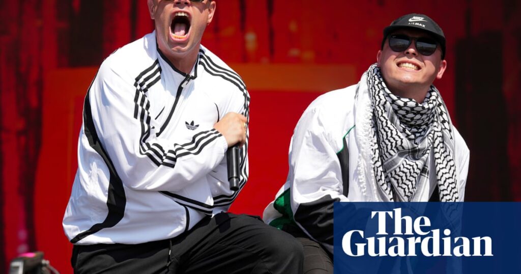 Kneecap lead anti-Keir Starmer chant during politically charged Glastonbury set | Kneecap