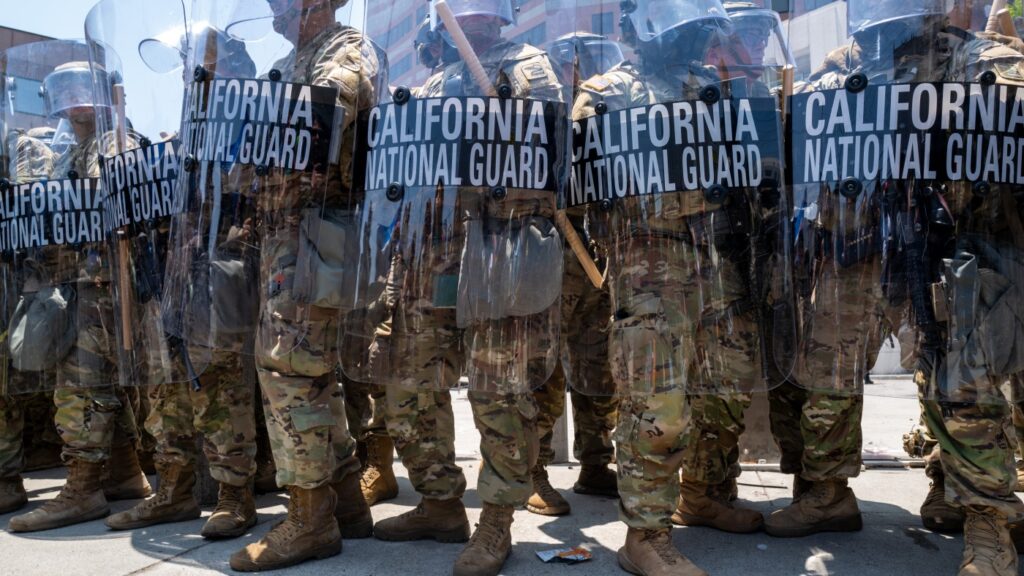 Marines deployed to LA; Drug deaths in U.S. decline : NPR
