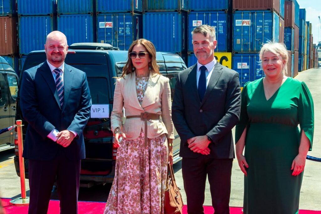 Queen Mary of Denmark visits APM Terminals Apapa during Nigeria tour