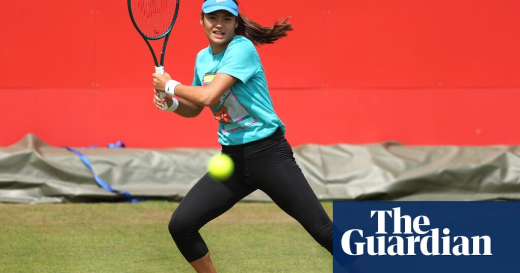 Raducanu says ‘expectations are low’ for Queen’s Club after fresh back spasm | Emma Raducanu