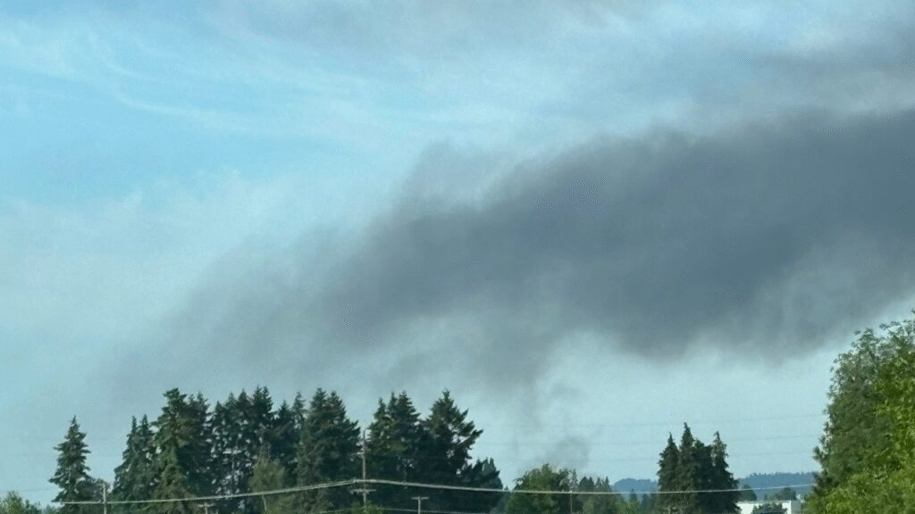 Salem Fire: Blaze Erupts On Railroad Tracks Near South Block Apartments