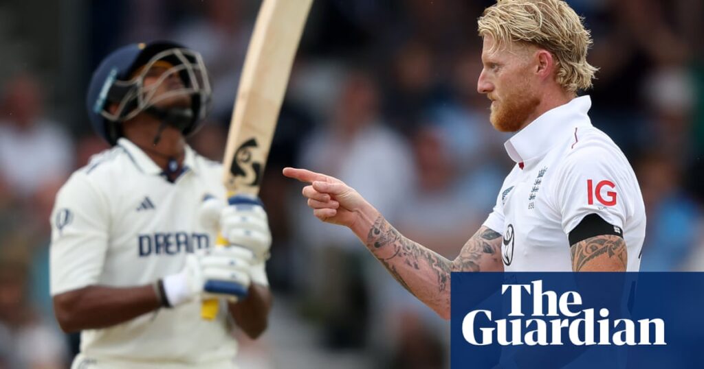 Stokes strikes late for England to leave India Test in balance after Brook falls for 99 | England v India 2025