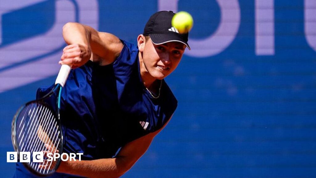German teenager Justin Engel in action