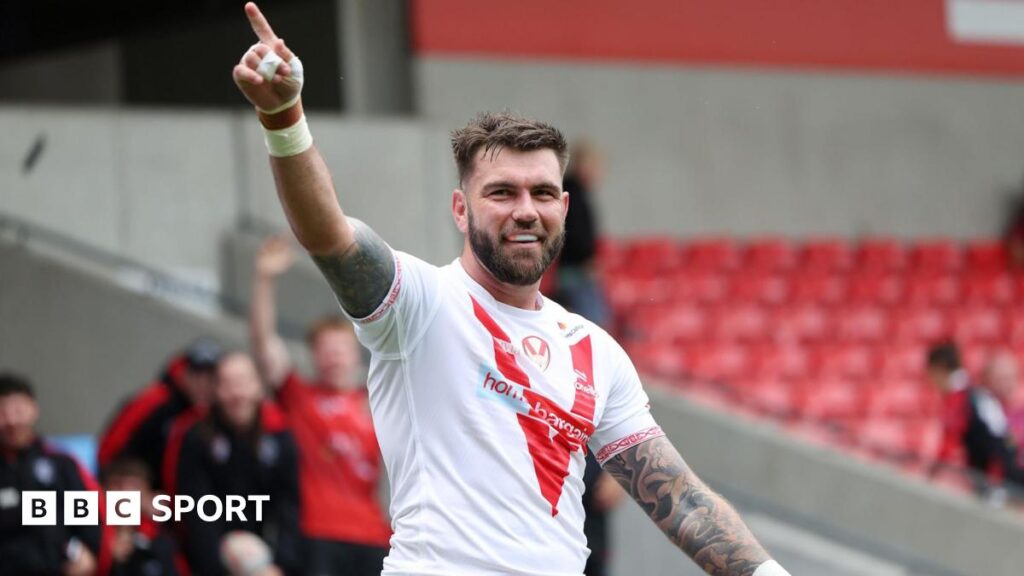 Kyle Feldt in action for St Helens