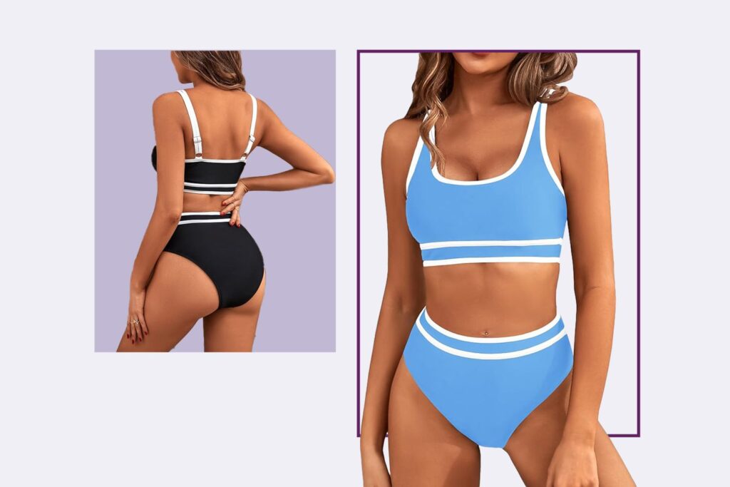 This $36 High-Waisted Swimsuit Offers Full Coverage and Support