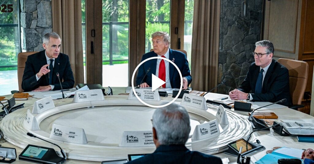 Trump Leaves G7 Early After Tehran Evacuation Warning