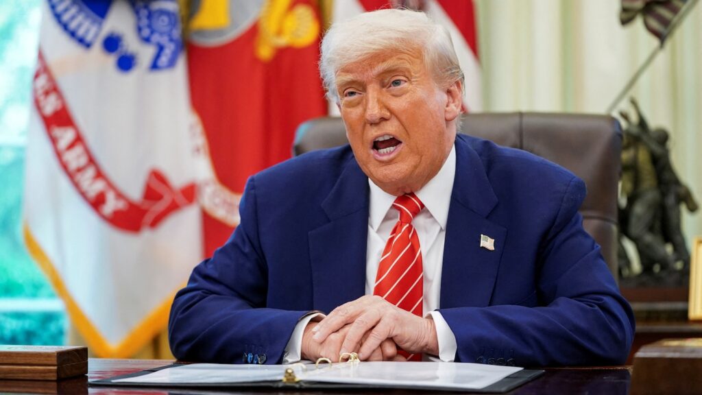 Trump tries to shore up support for megabill among Senate GOP at White House meeting