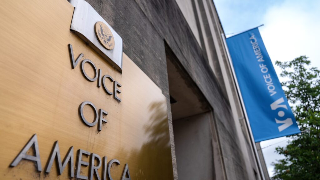 Voice of America journalists fearful after Kari Lake guts network : NPR