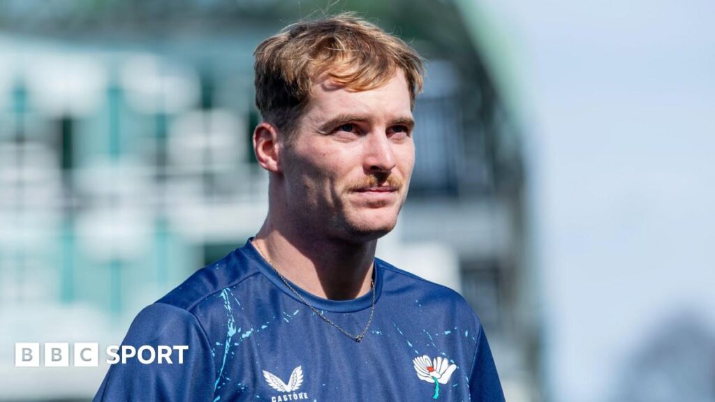 Yorkshire medium pace bowler Ben Cliff