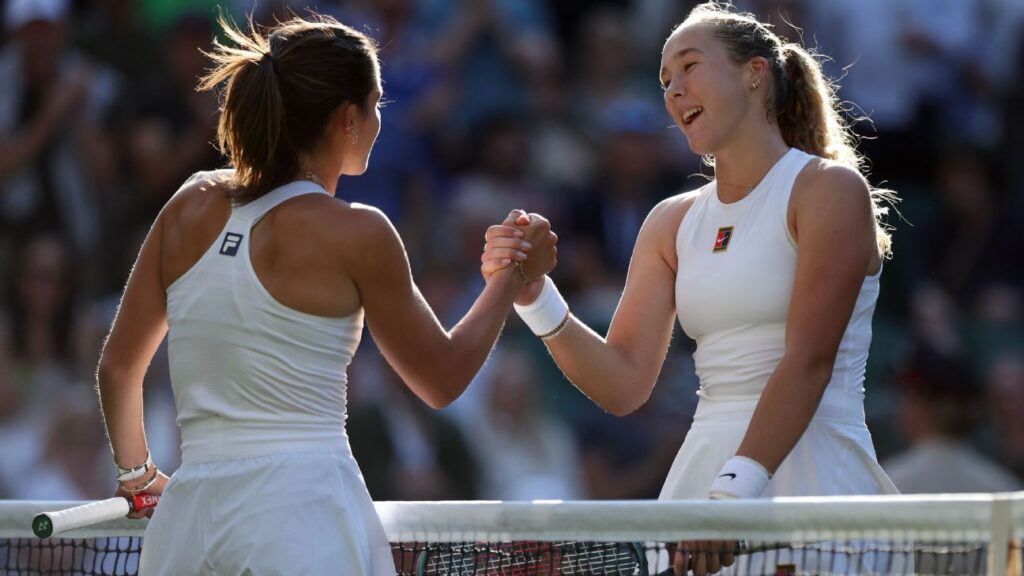 American Emma Navarro falls to Mirra Andreeva at Wimbledon