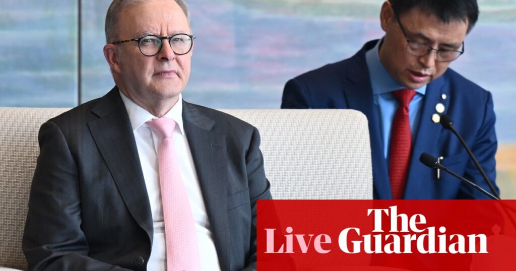 Australia news live: PM says his government ‘support the status quo’ for Taiwan; LNP claims CFMEU inquiry will be Queensland Labor’s ‘Fitzgerald moment’ | Australian politics