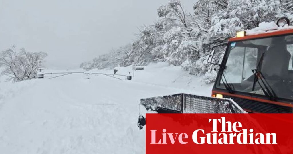 Australia news live: Victoria police warn drivers to be prepared after spate of snow rescues; no ransom request after cyber-attack, Qantas says | Australia news
