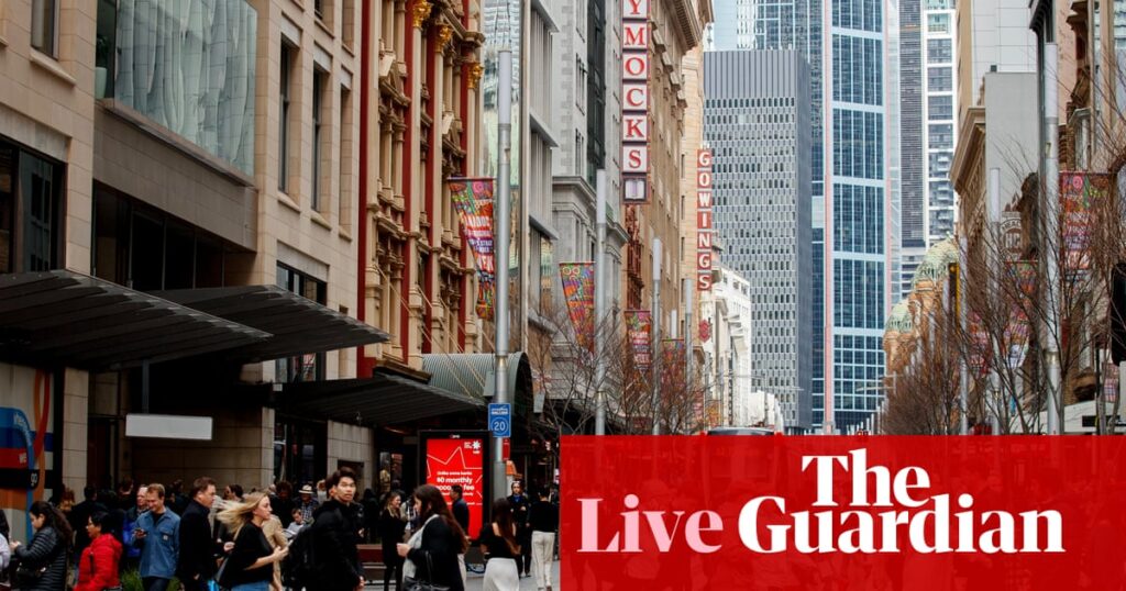 Australia news live: jobs data may sway RBA; man charged with indecent treatment of child at Brisbane childcare centre | Australia news