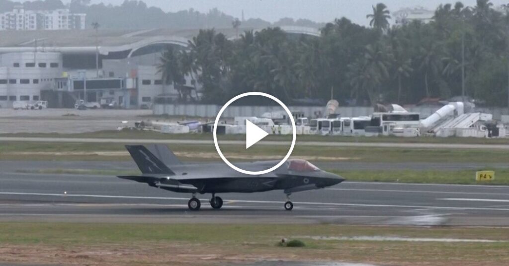 British F-35B Fighter Jet Stranded in India Finally Takes Off