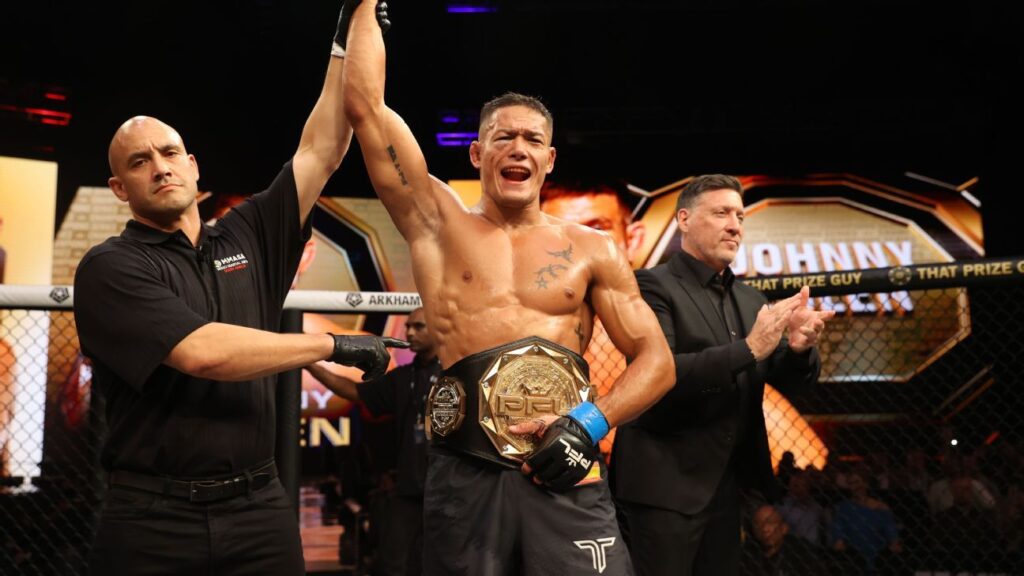Costello van Steenis submits Johnny Eblen to win PFL title