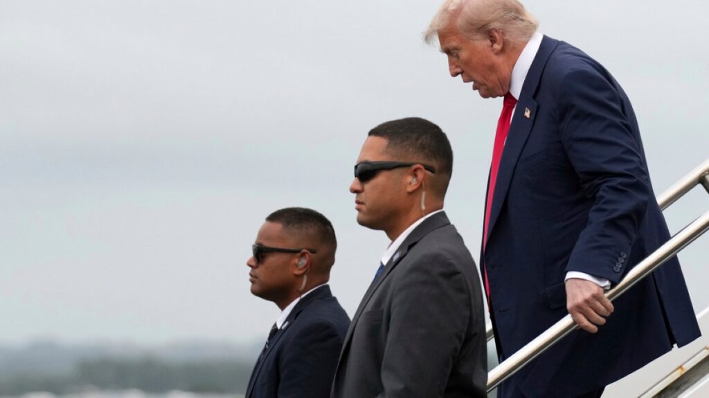 Donald Trump set for trade talks with Europe as he arrives in Scotland | Donald Trump News