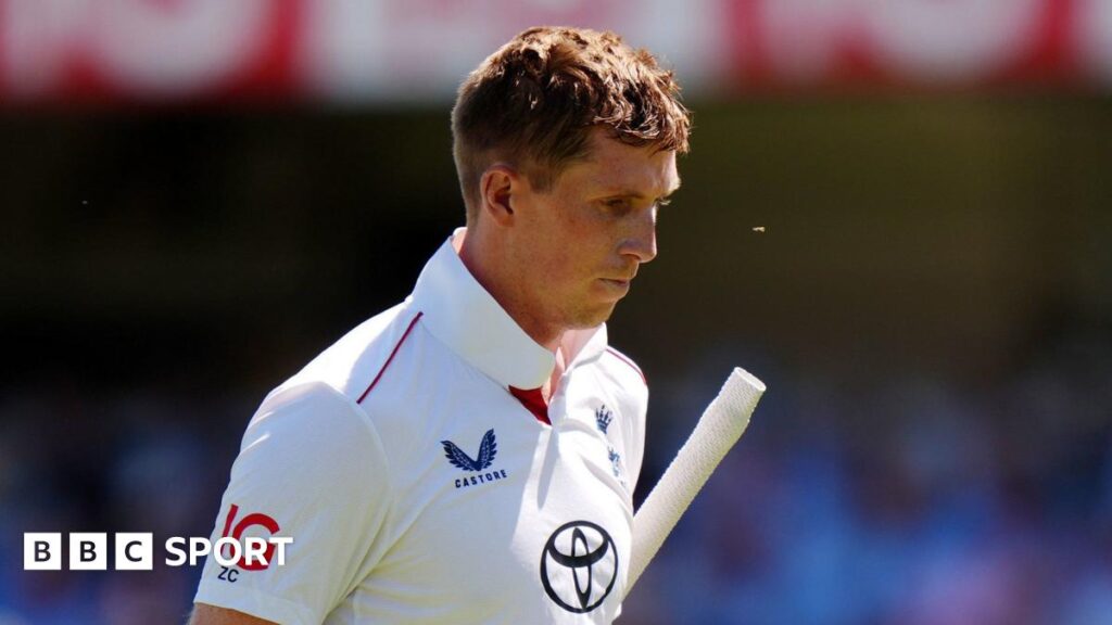 Zak Crawley middle-and-off guard against Jasprit Bumrah in first Test