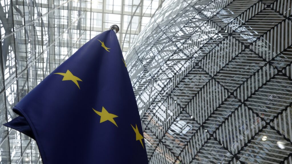 European ministers meet to forge strategy after Trump's surprise 30% tariffs : NPR