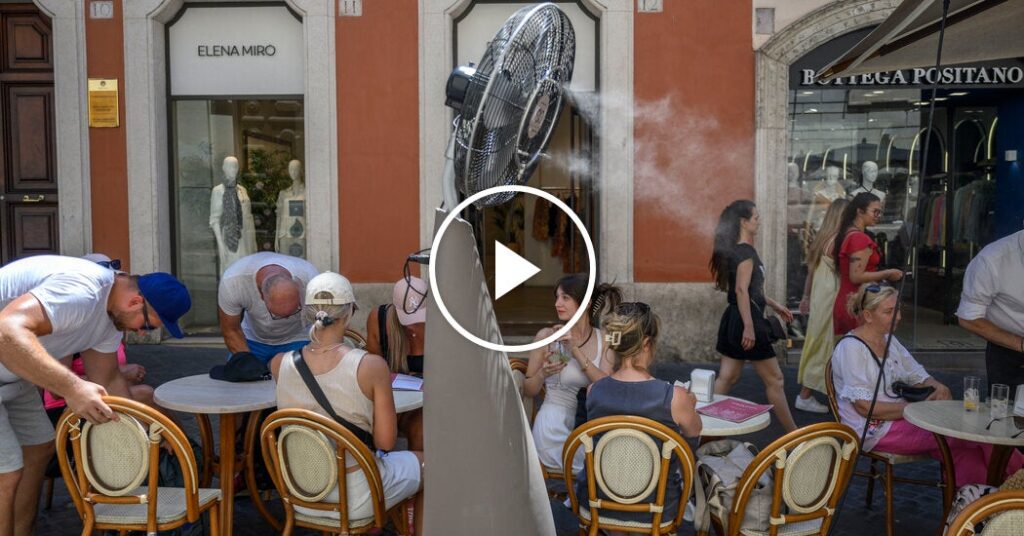 Europe’s Heat Wave Persists, Moving Eastward