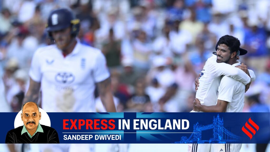 Washington had the ball on a string, it would seem and this was the thread on which India’s hope hung. First as a bowler and later as batsman. (AP Photo)
