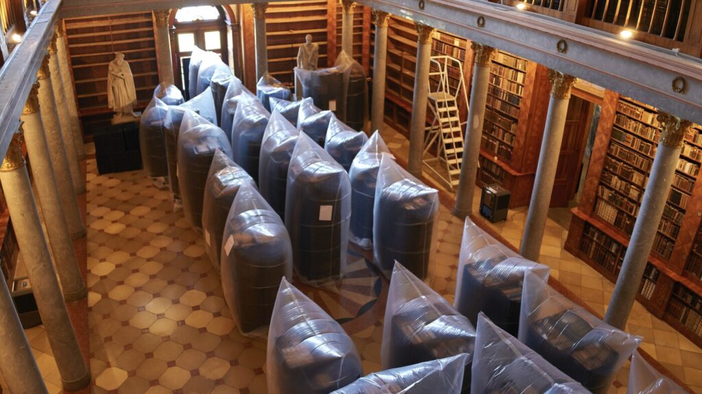 Hungarian library is fighting to save books from beetles : NPR