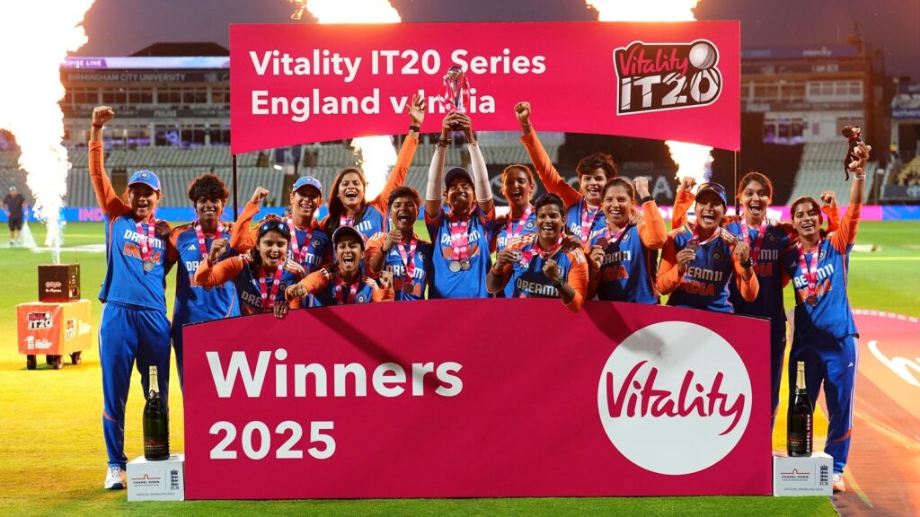 Harmanpreet Kaur's side were dominant for large parts of the series, winning three matches rather comfortably, losing one after a run-chase that they controlled, and missing a chance to effect a Super Over in the fifth. (AP Photo)