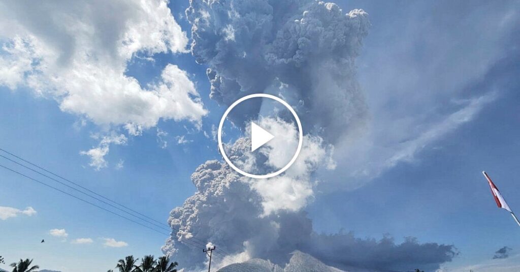 Indonesian Volcano Spews Ash 11 Miles High