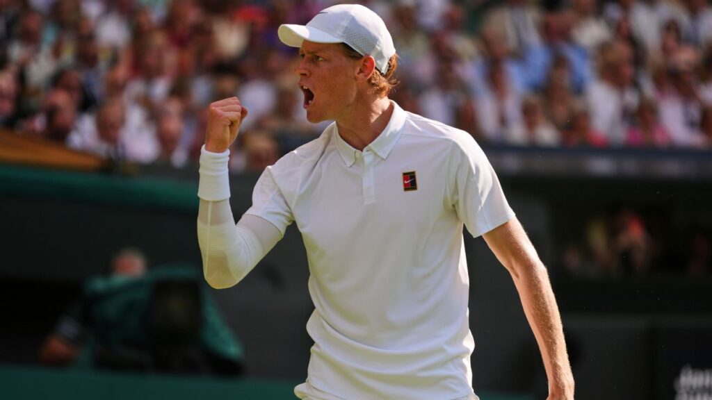 Jannik Sinner tops Carlos Alcaraz in rematch to win Wimbledon