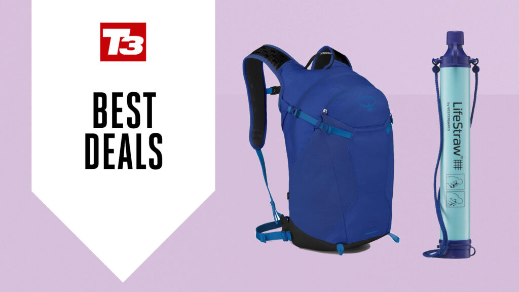 Osprey backpack and Lifestraw: hiking and camping essentials