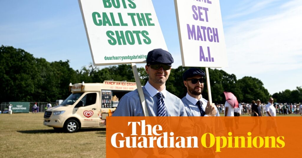 Look at Wimbledon without human line judges and tell me this: do you really want life to be perfect? | Hugh Muir
