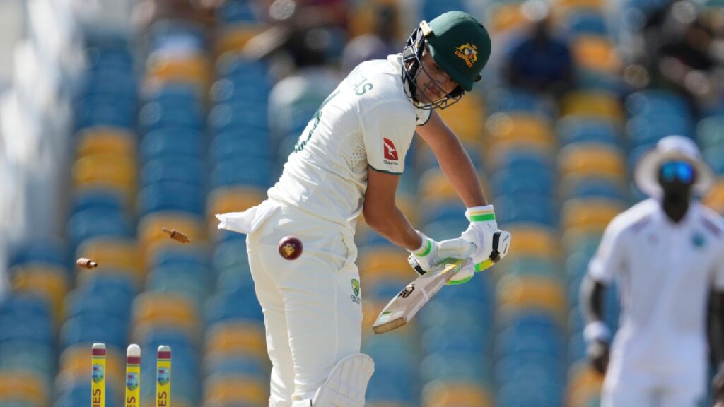 Konstas looked timorous in Barbados, where Shamar Joseph hustled him with pace and movement.