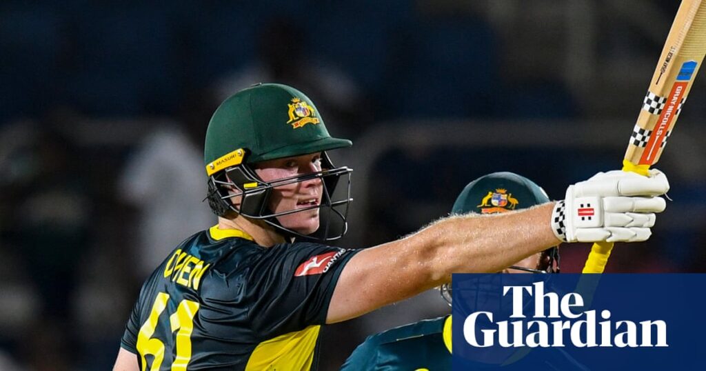 Mitch Owen shines on debut to power Australia to T20 victory over West Indies | Australia cricket team